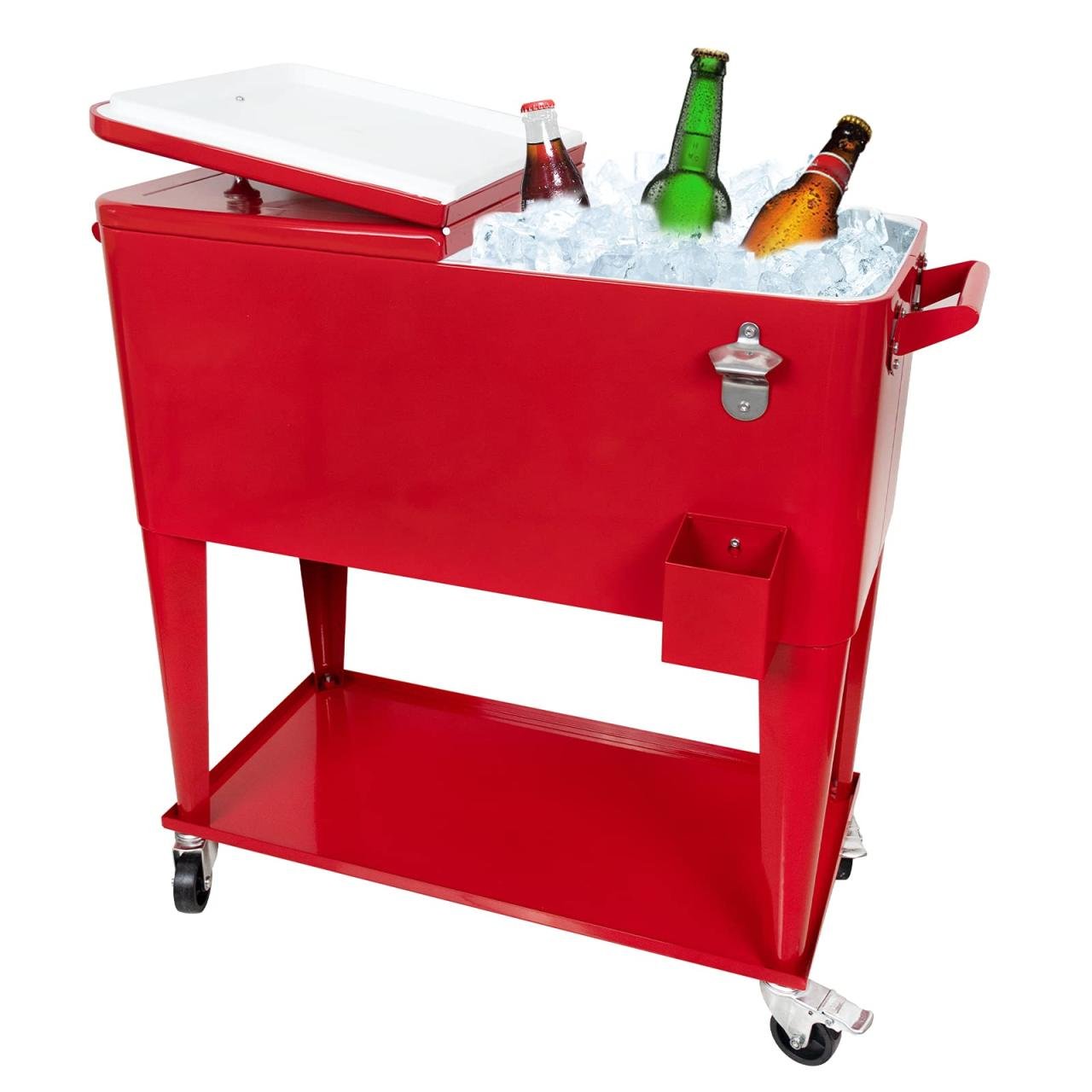 Buy Nattork 80 Quart Outdoor Patio Cooler on Wheels,Portable Beverage ... Buy Nattork 80 Quart Outdoor Patio Cooler on Wheels,Portable Beverage ...