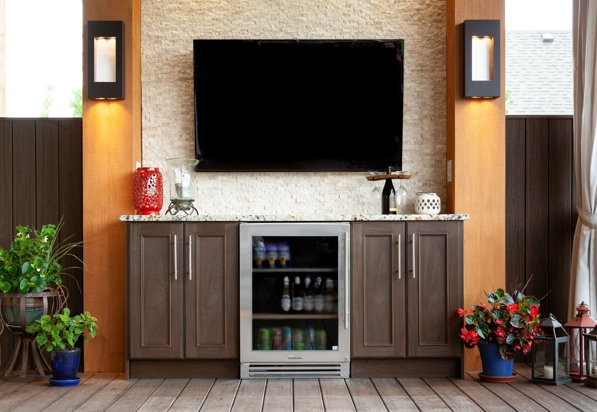 Fireside Outdoor Kitchen Beverage Center — Randolph Indoor and Outdoor ...