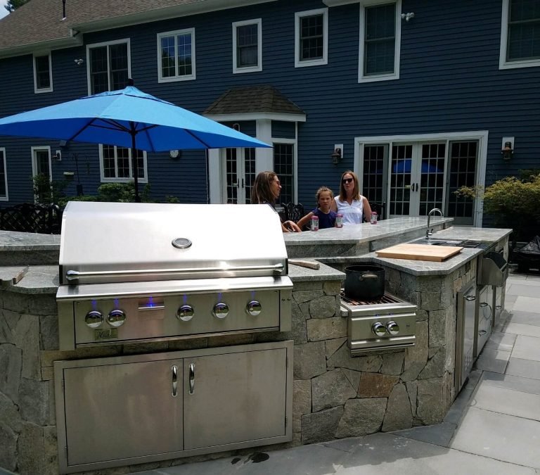 Great Outdoor Kitchen Beverage Center — Randolph Indoor and Outdoor Design