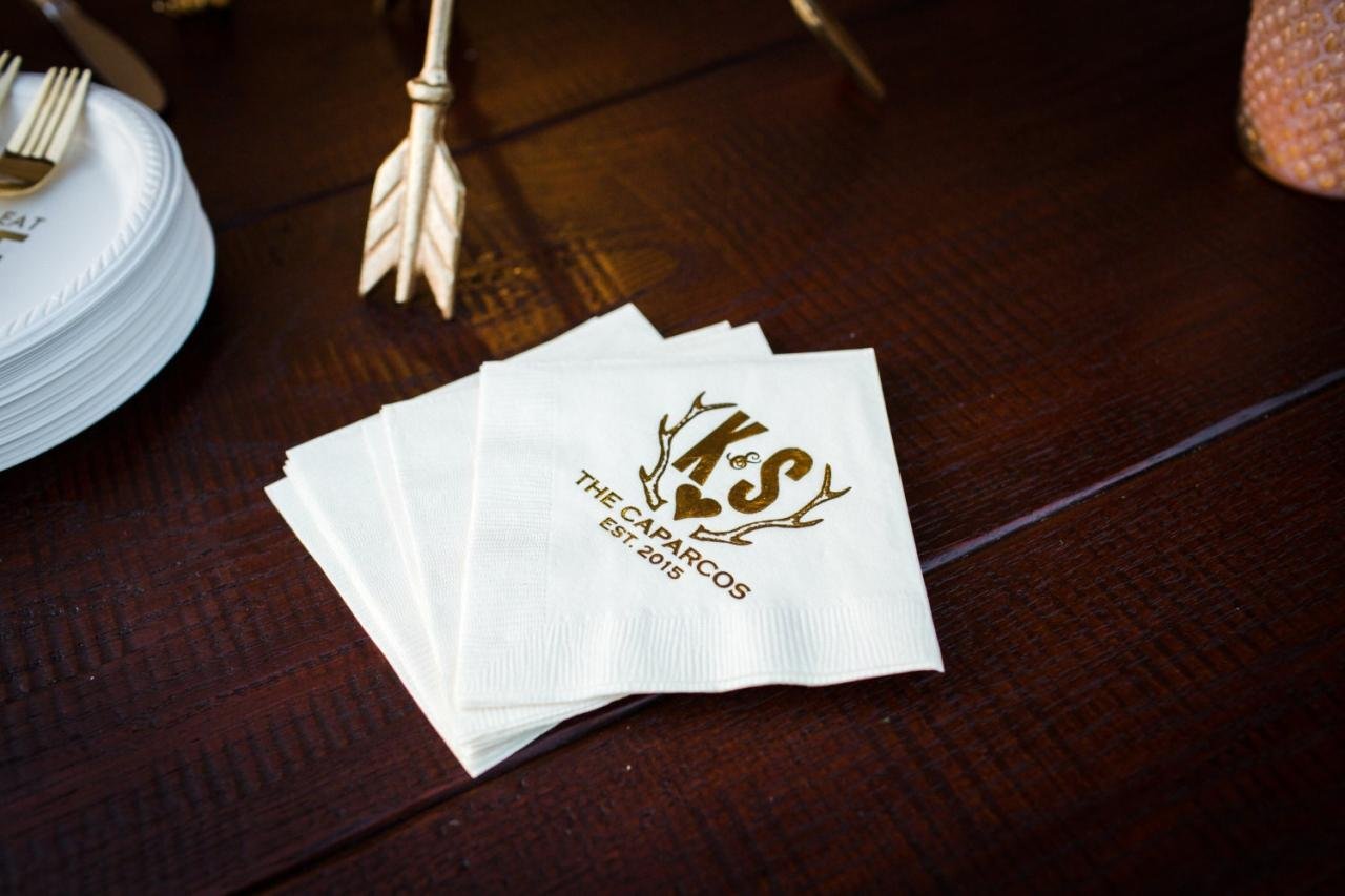 450 Personalized Beverage Napkins Great for Weddings | Etsy